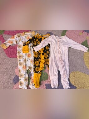0-3 Months Bamboo Pajama Bundle